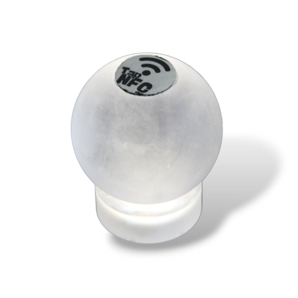 TapSpot Oracle – NFC Smart Glowing Orb Stand