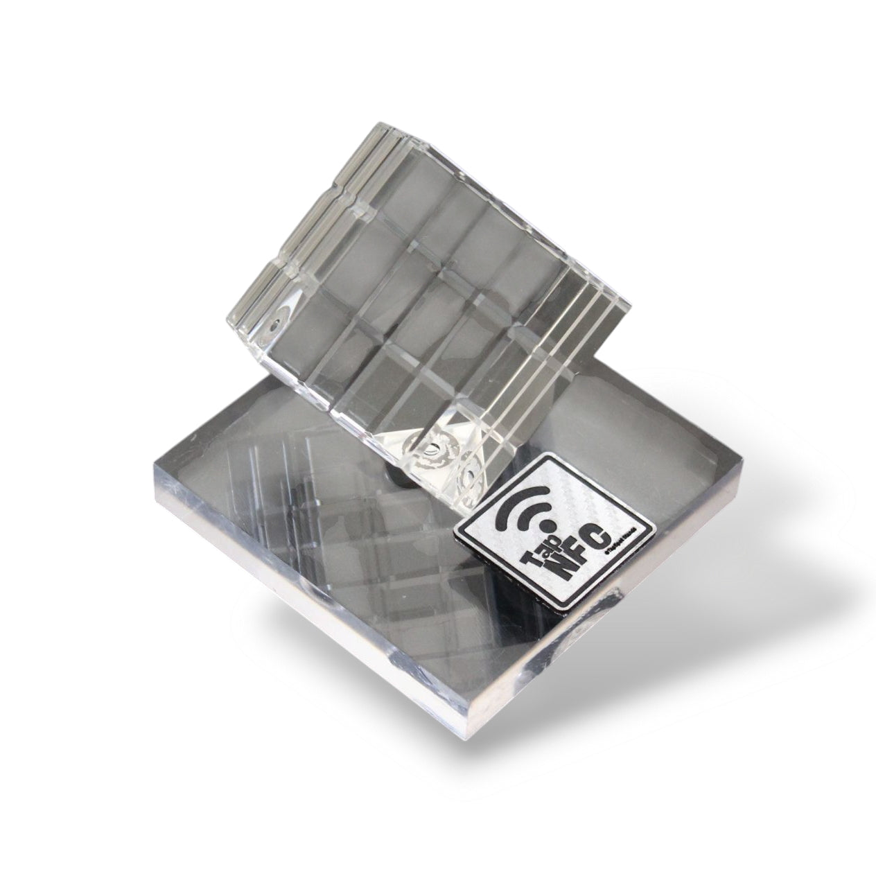 TapSpot Prism – NFC Smart Spinning Crystal Cube Display