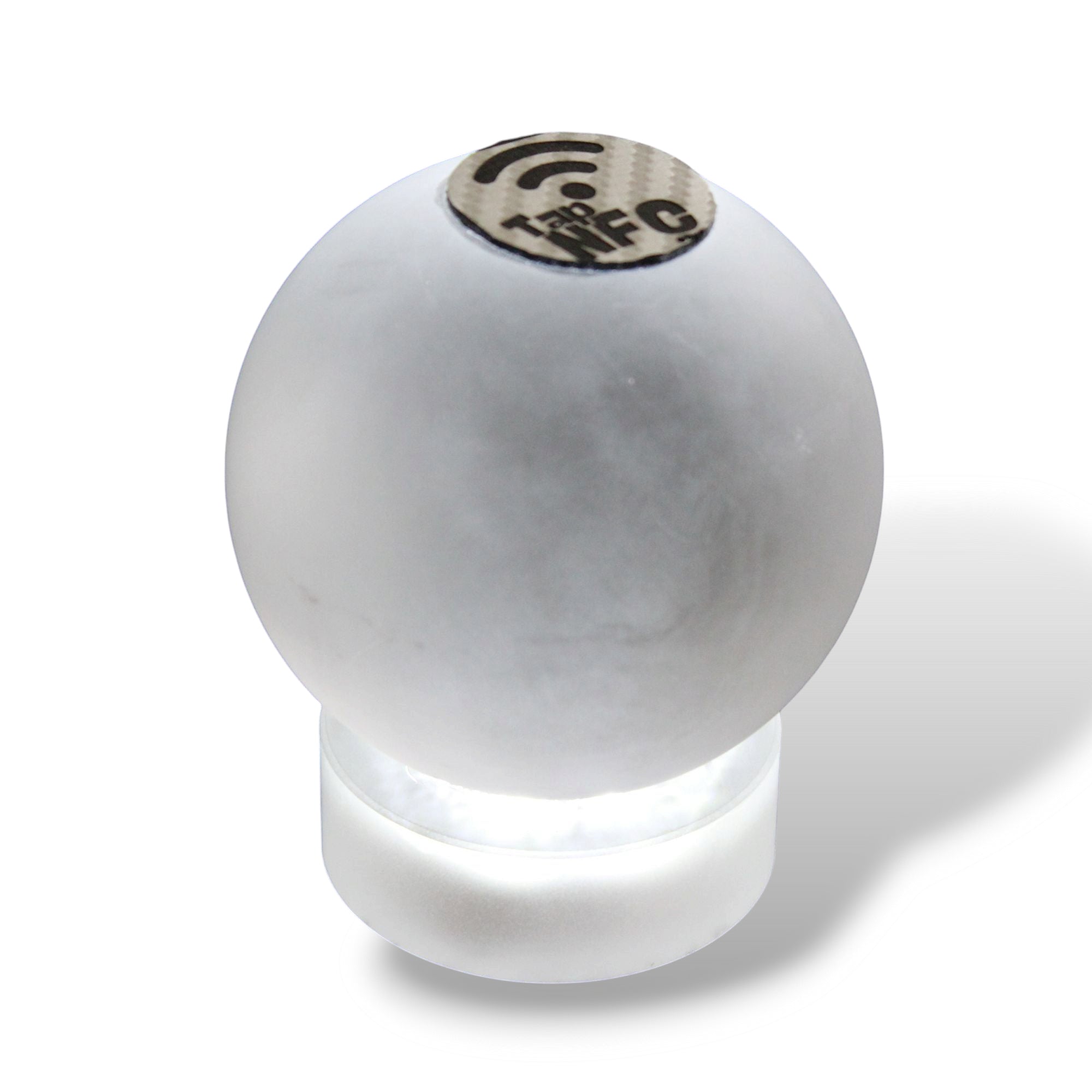 TapSpot Oracle – NFC Smart Glowing Orb Stand