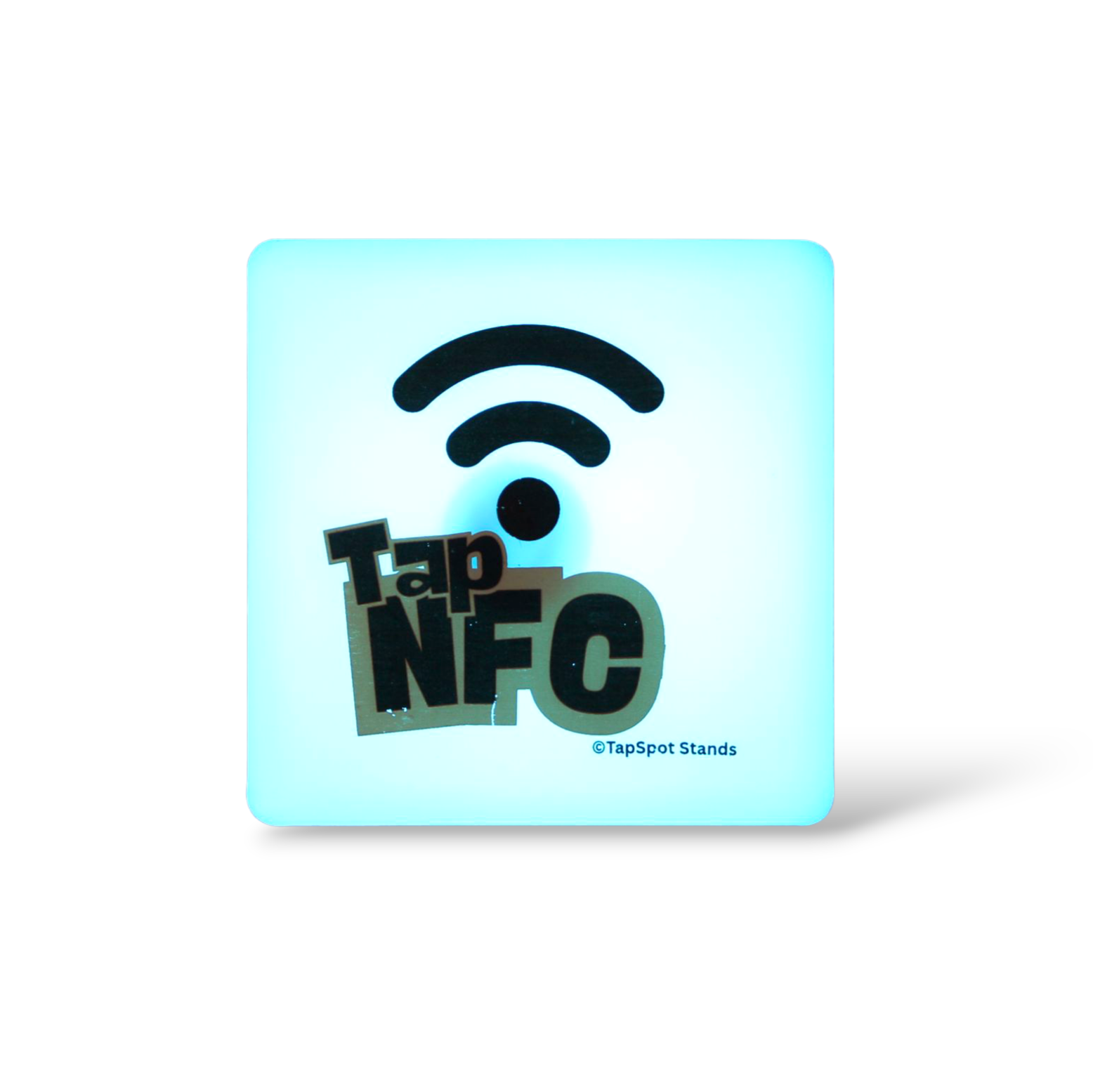 TapSpot Edge – NFC & QR Smart LED Cube with Remote Control